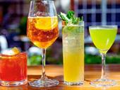 modern full-service restaurant bar