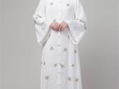 elegant white abaya premium
