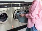 highly visible laundromat for