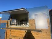 2 coffee trailers with