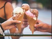 busy ice cream shop