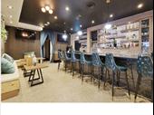high volume lounge kitchen
