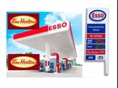 esso gas station with