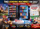 two fully operational vending