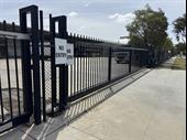 established steel gate fencing