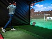 thriving indoor golf facility