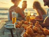 waterfront clam shack with