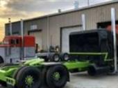 established semi-truck body paint