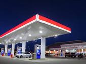 gas station with beer