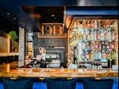 built out restaurant bar