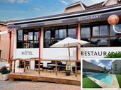 hotel restaurant with swimming