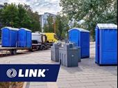 portable toilet temporary fencing