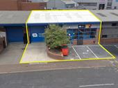 modern warehouse storage unit