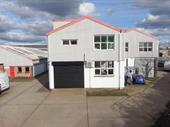 modern industrial warehouse unit