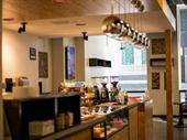 cafe with indoor outdoor