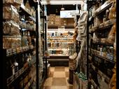 thriving community market with