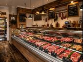 meat shop with property