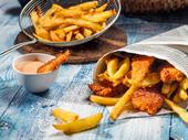 spacious fish chips with