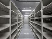 retail storage shelving installation