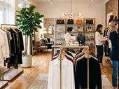 upscale resale boutique with