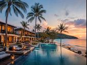5-star beachfront hotel for