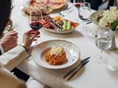 beautiful italian restaurant with
