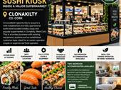 established sushi kiosk business