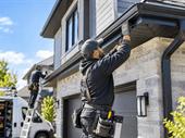 residential exterior cladding eavestrough