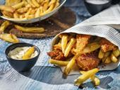 fish chips for sale