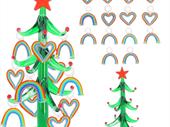 swiss christmas glass tree