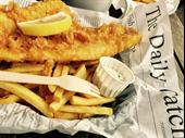 traditional fish chips for