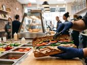 established sandwich shop with